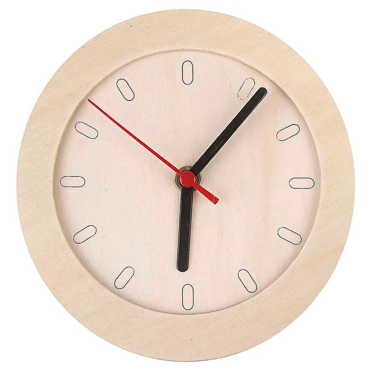 Azienda creativa https: www.cchobby.nl orologio-con-cornice-in-legno-d-15-cm-1-pezzo