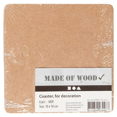 Azienda creativa https: www.cchobby.nl sottobicchieri-dimensione-10x10-cm-spessore-3-mm-6-pezzi-1-scatola
