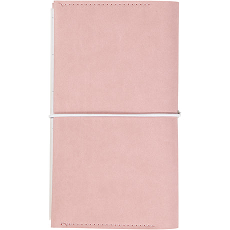 Azienda creativa https: www.cchobby.nl planner-bulletjournal-size-10x18x1-5-cm-elastic closing-pink-1-pezzo
