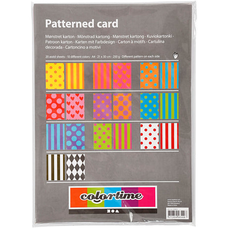 Azienda creativa https: www.cchobby.nl stampato-karton-a4-sheet-210x297-mm-250-gr-diverse-colors-20-div-vellen-1-doos
