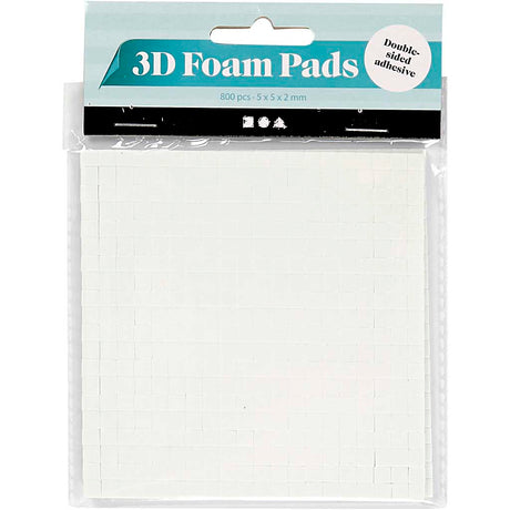 Azienda creativa https: www.cchobby.nl 3d-foam-pads-size-5x5-mm-thickness-2-mm-white-2x400-piece-2-sheet-1-box