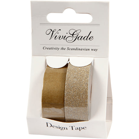 Nastro per mascheratura Creative Company oro 2 m, 2 pezzi.