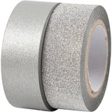 Nastro per mascheratura Creative Company argento 2 m, 2 pezzi.