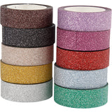 Azienda creativa https: www.cchobby.nl glitter-tape-b-15-mm-various-colors-10x6-m-1-doos