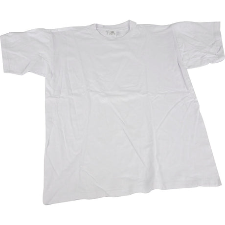 T-shirt Creative Company bianca con girocollo in cotone, 7-8 anni
