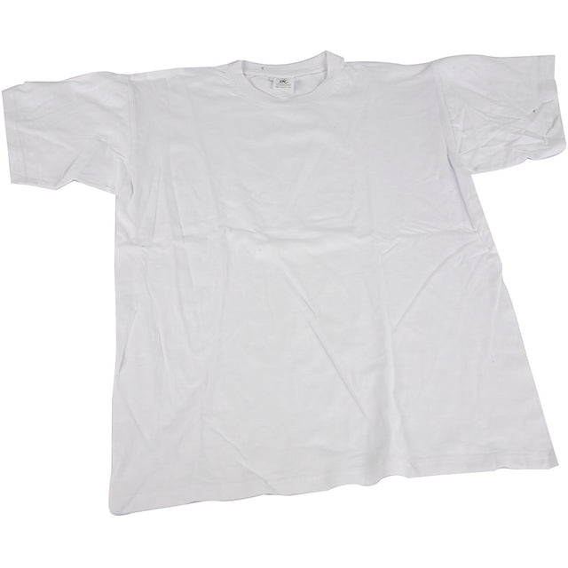 T-shirt Creative Company bianca con girocollo in cotone, 9-11 anni