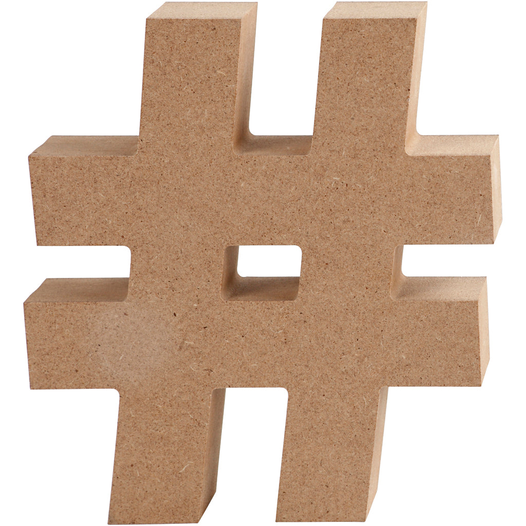 Simbolo aziendale creativo # MDF 13 cm, 1 pz.