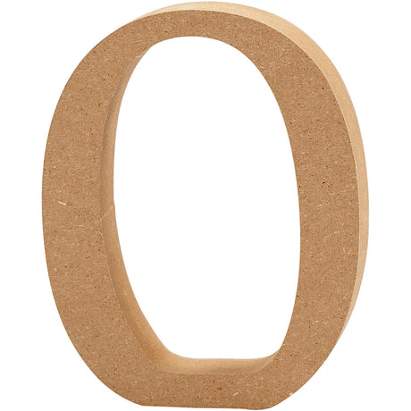 Creative Company Letter o MDF 13CM, 1 °.