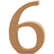 Creativi Numero dell'azienda 6 MDF 13CM, 1 °.