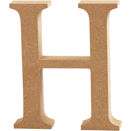 Creative Company Letter H MDF 8CM, 1 °.