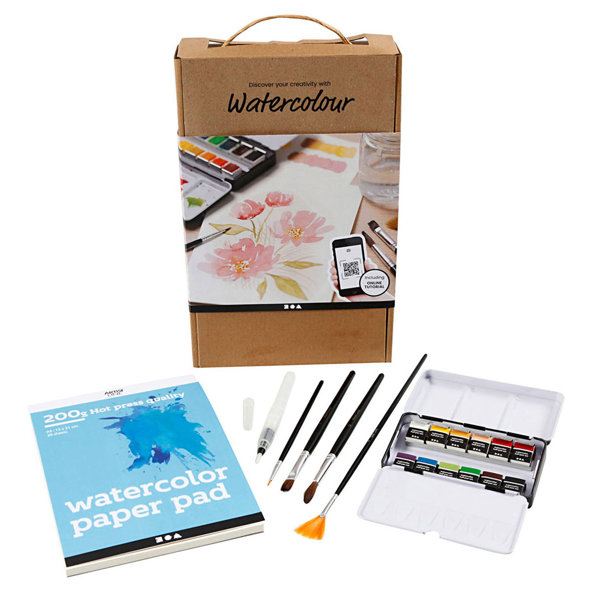 Azienda creativa https: www.cchobby.nl starter-hobbyset-aquarel-1-doos
