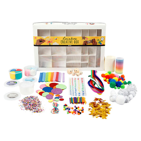 Pacchetto artigianale per azienda creativa arcobaleno - pacchetto hobby