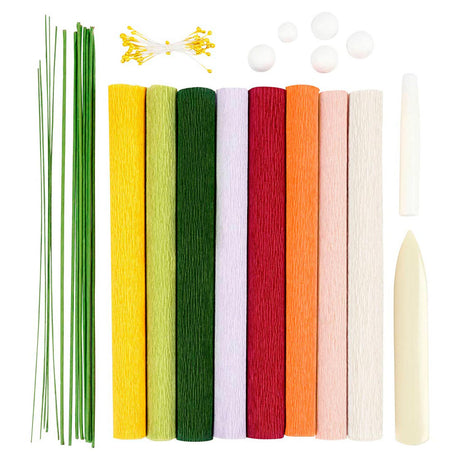 Azienda creativa https: www.cchobby.nl starter-hobbyset-crepepaper-diverse-colors-1-box