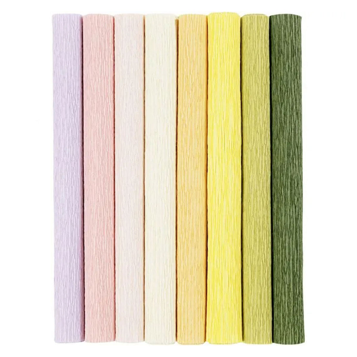 Carta crespa Creative Company colori pastello, 8 fogli