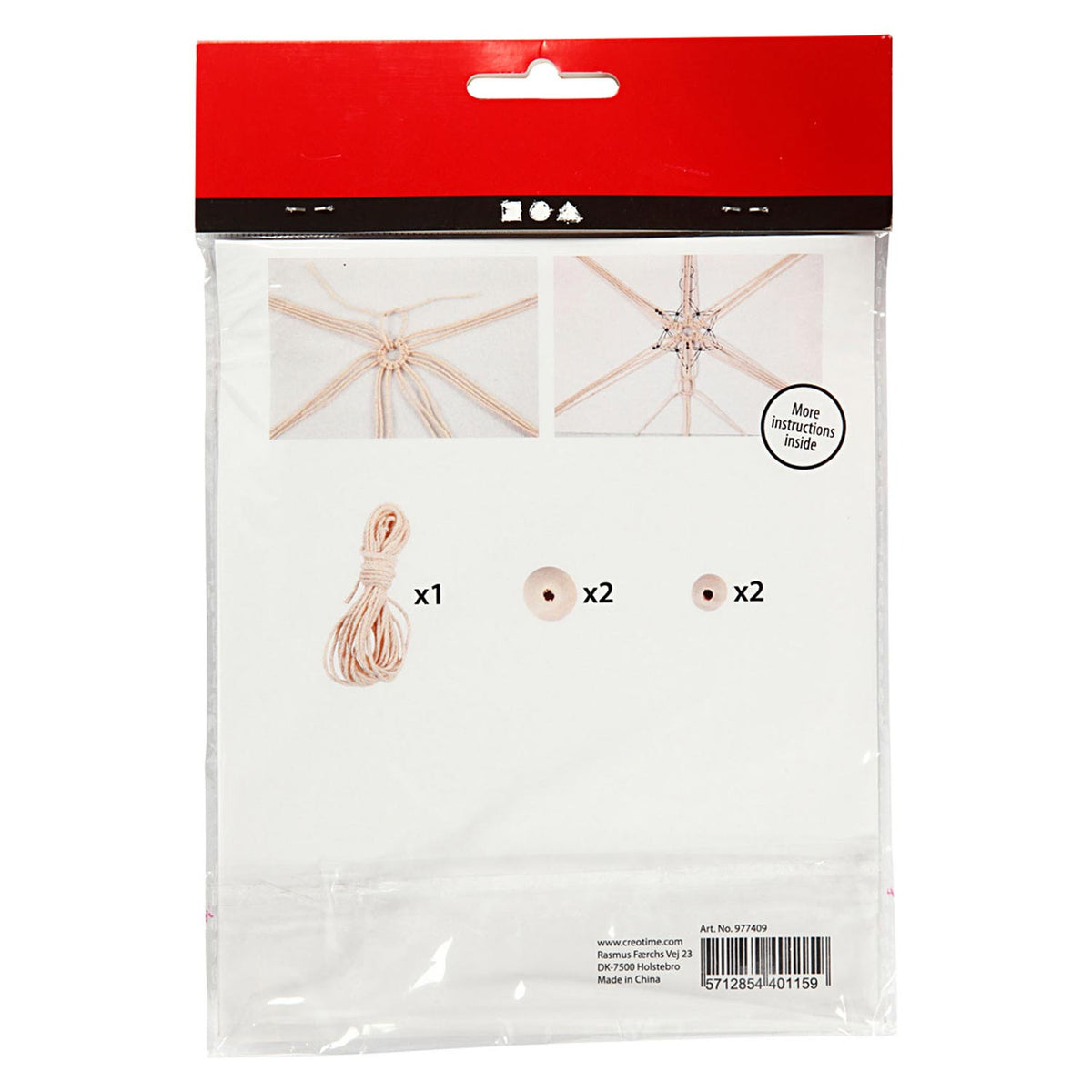 Azienda creativa https: www.cchobby.nl creative-mini-kit-macrame-sneeuwflok-h-10-cm-1-doos