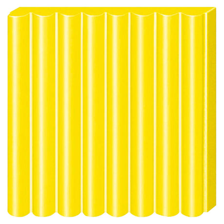 Fimo kids 8030 - pasta da modellare autoindurente - panetto 42 g - giallo