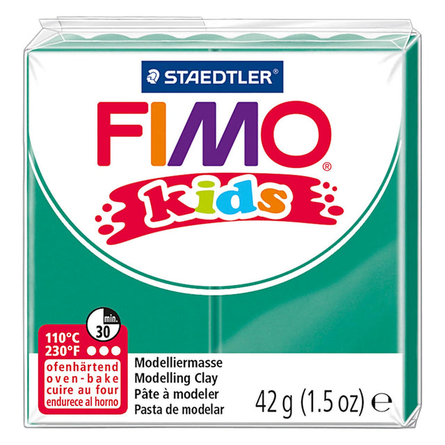 Pasta da modellare Fimo Kids verde, 42gr