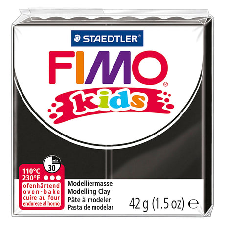 Pasta da modellare Fimo Kids nera, 42gr