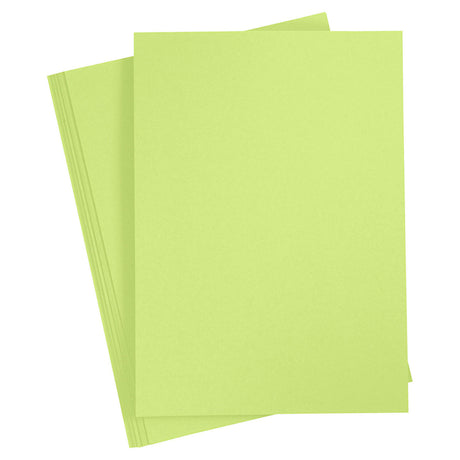 Cartoncino colorato Creative Company verde lime A4, 20 fogli