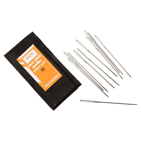 Aghi da ricamo Creativ Company con punta smussata, 5 cm, 25 pz.