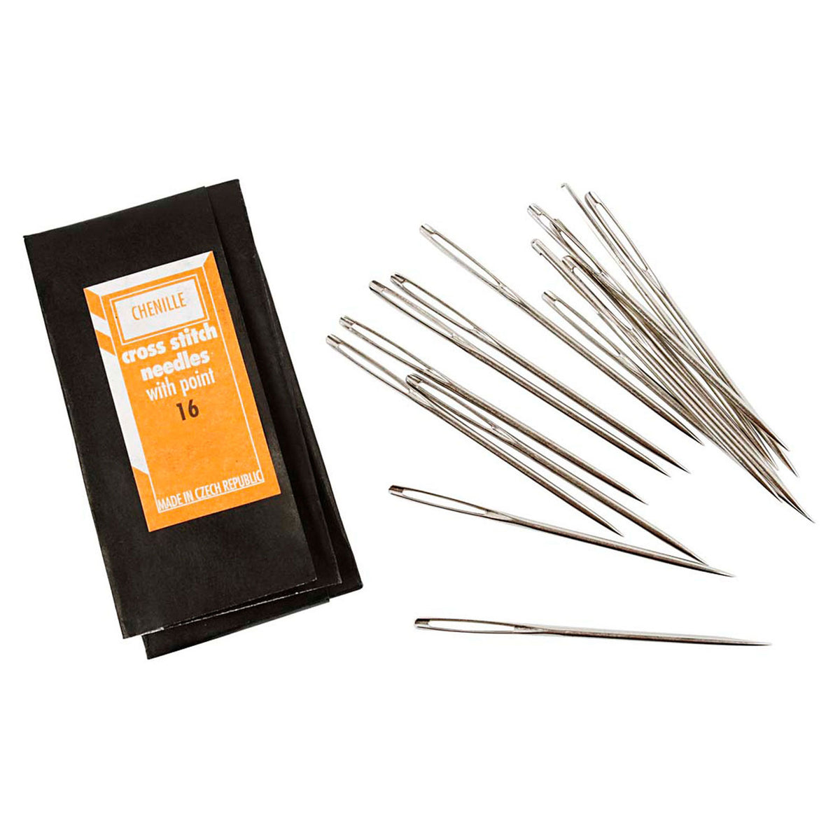 Aghi da ricamo Creativ Company con punta affilata, 5,4 cm, 25 pz.