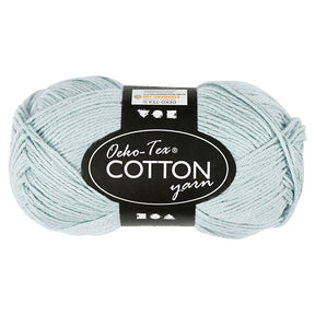 Filato di cotone Creative Company, blu tenue, 50 gr, 170 m