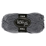 Filato acrilico Creative Company, grigio, 50 gr, 80 m