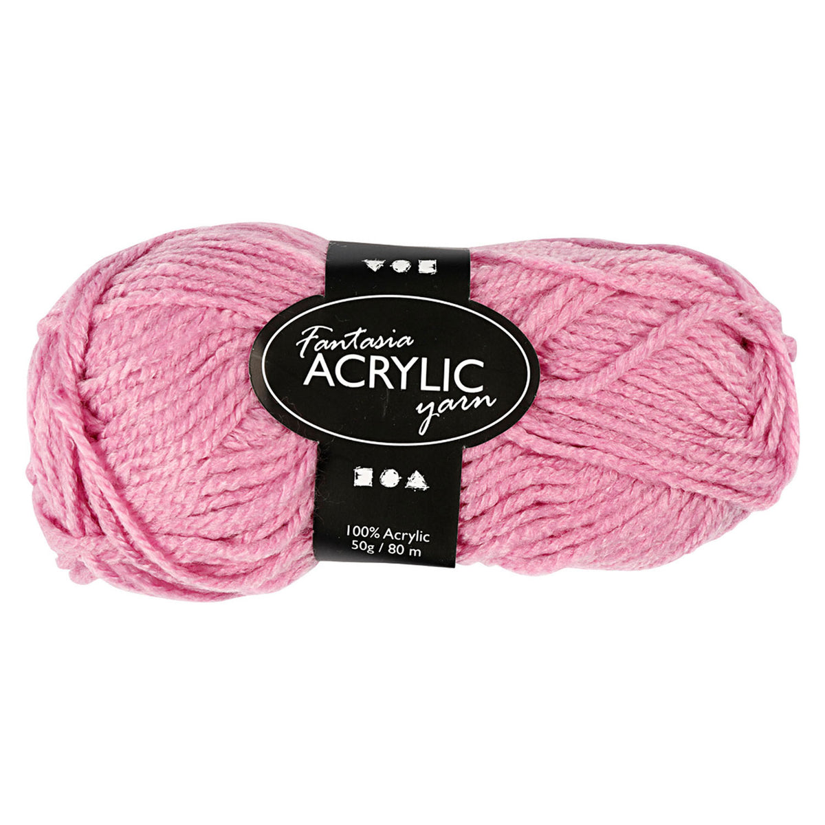 Filato acrilico Creative Company, rosa, 50gr, 80m