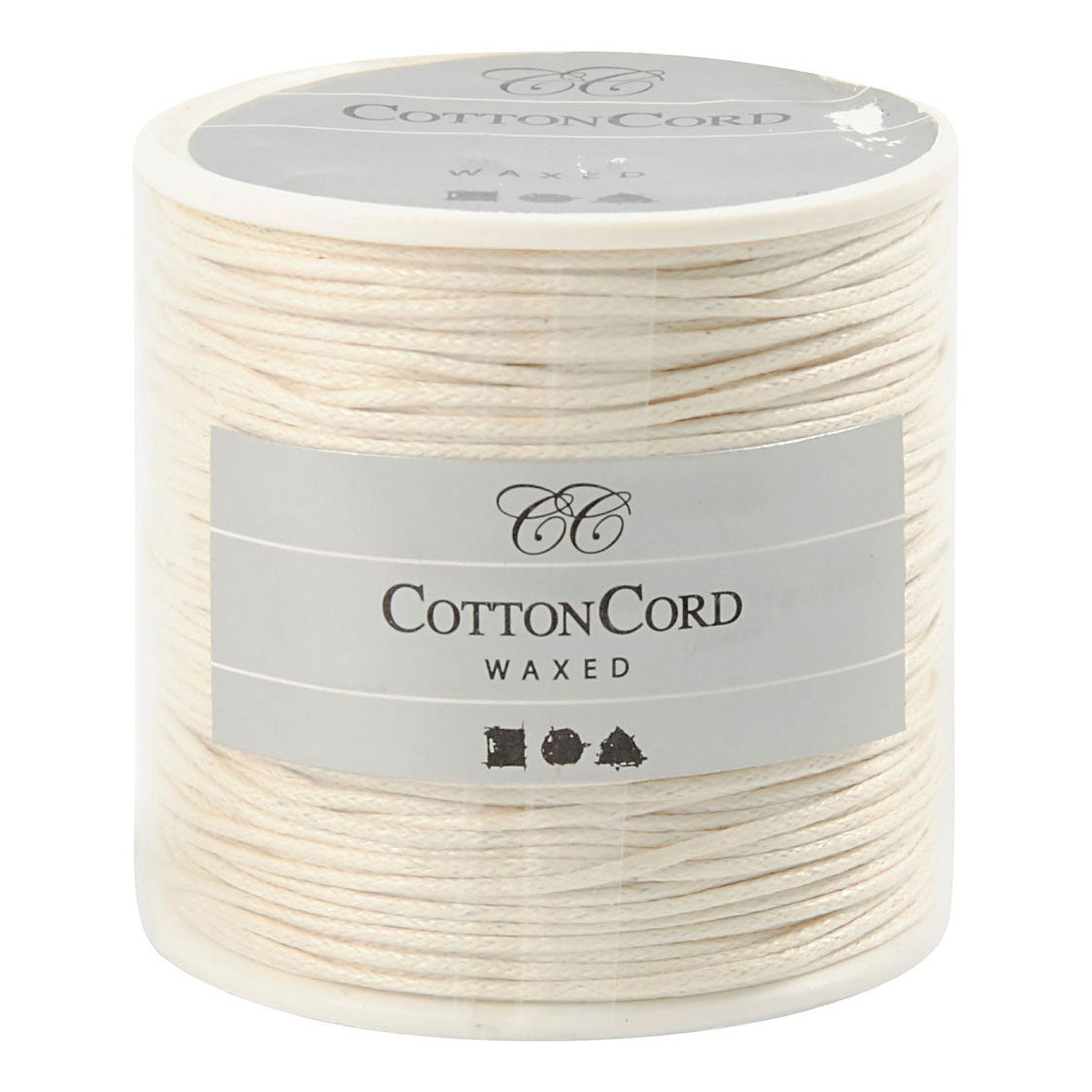 Creativ Company Cotton Cord Off-White Spessore 1 mm, 40m