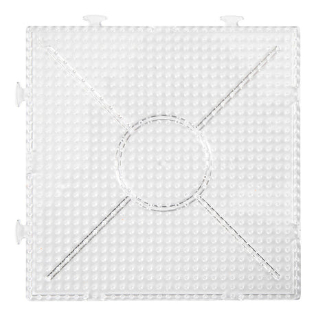 Creotime foto pere piatto base quadrato trasparente 15x15 cm, 2 pz.