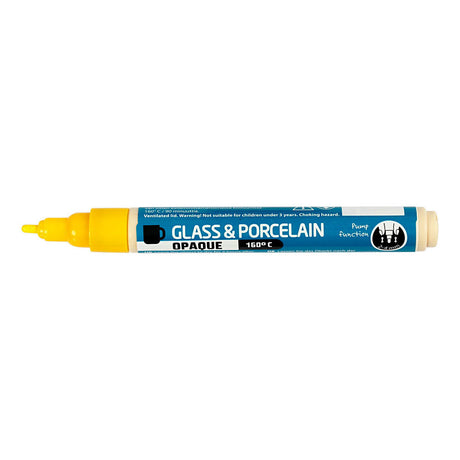 Creative Company Glass and Porcelain Start - Covering - Yellow