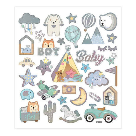 Creative Company Stickers Baby Boy, 1 foglio