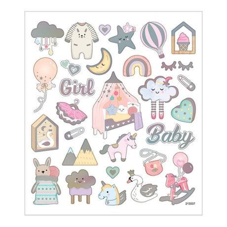 Creative Company Stickers bambina, 1 foglio