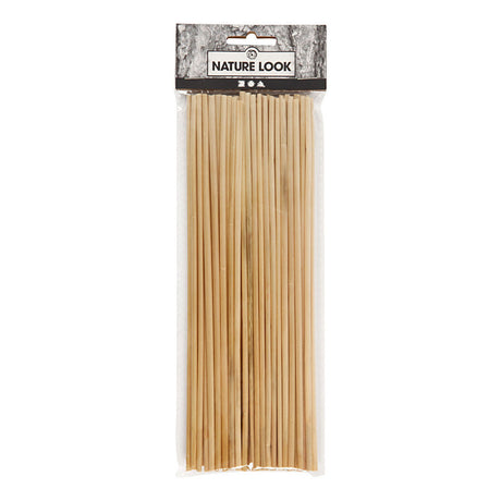 Decorazione in paglia dell'azienda Creativ - paglia naturale - materiale artigianale fai da te - paglia per miniature - decorazione della fattoria - decorazione floreale fatta a mano - decorazione da tavolo naturale - l 22 cm - spessore 1-3 mm - 50 pezzi