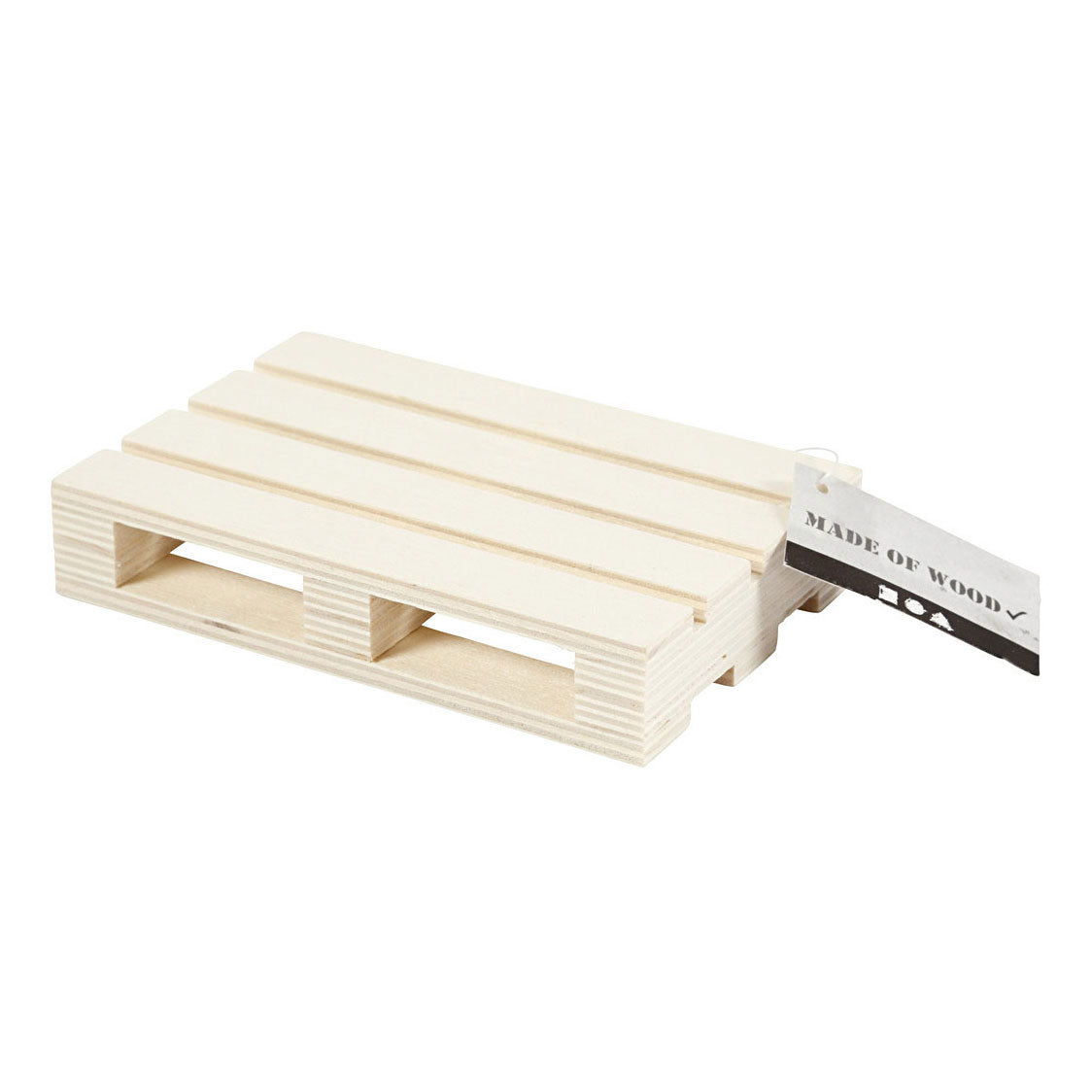 Creative Company Wooden Mini Pallet, 1 °.