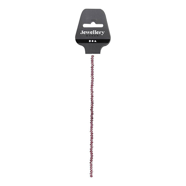 Creative Company Facet Beads Purple, 45st.