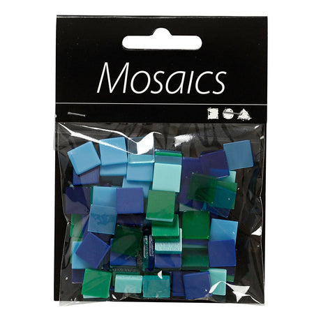 Creative Company Mini Mosaic Blue Green 10x10mm, 25 grammi