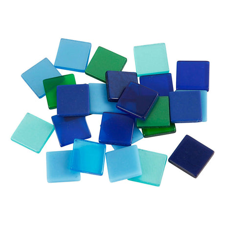 Creative Company Mini Mosaic Blue Green 10x10mm, 25 grammi