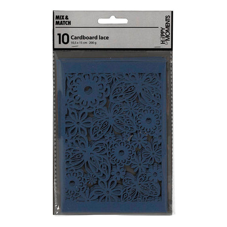 Creative Company Pattern Carton Blue, 10st.