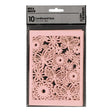 Creative Company Pattern Carton Light Rood, 10st.
