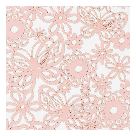 Creative Company Pattern Carton Light Rood, 10st.