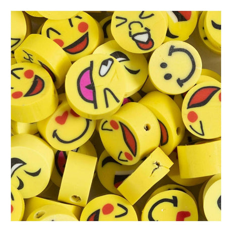 Azienda creativa https: www.cchobby.nl figure-beads-emoji-d-10-mm-hole-size-1-5-mm-60-piece-1-box