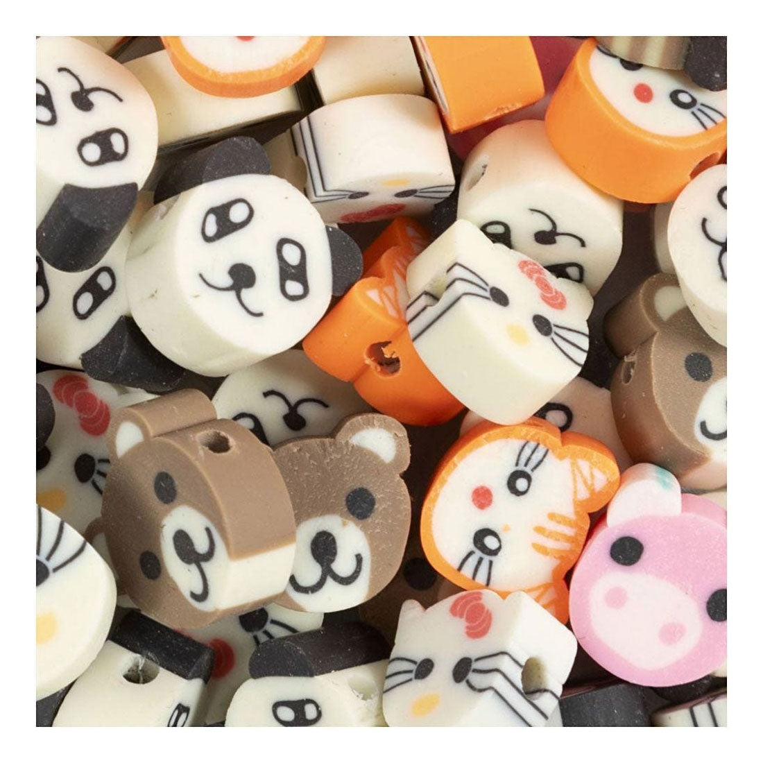 Creative Company Figure Beads Animals, 60st.