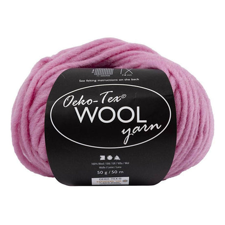 Creative Company Wool Yarn Light Pink, 50m