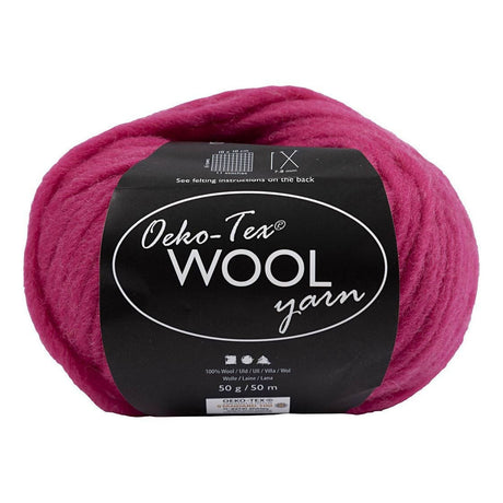 Creative Company Wool Yarn Pink, 50m