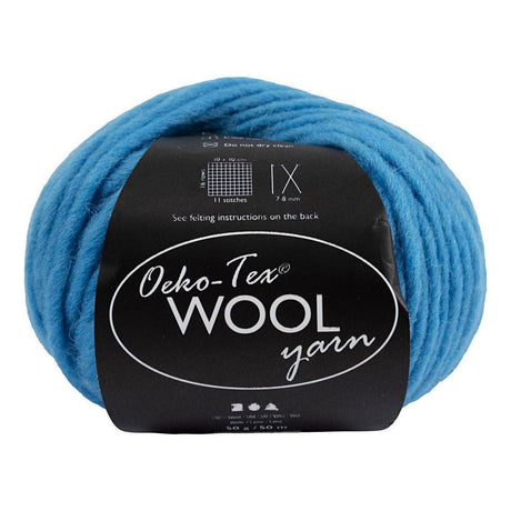 Creative Company Wool Yarn Turquoise, 50m