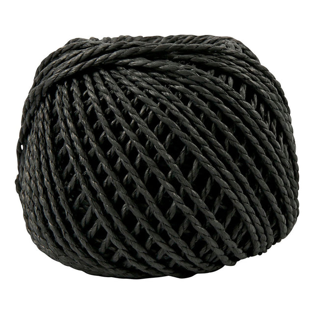 Creative Company Paper Yarn Black, 40m