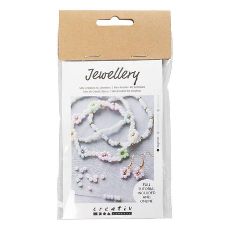 Creative Company Mini hobbyset gioielli elastici bracciale e orecchino