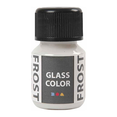 Creative Company Glass Color Frost Paint - Bianco, 30 ml