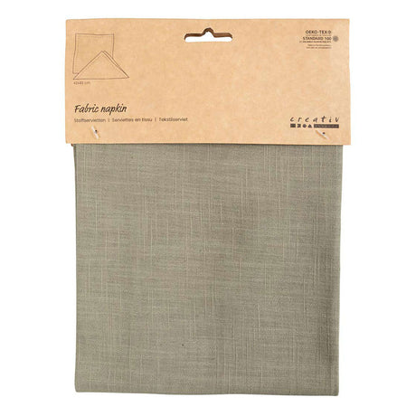 Creative Company Fabric tova tovagliolo Dusty Groen, 42x42cm